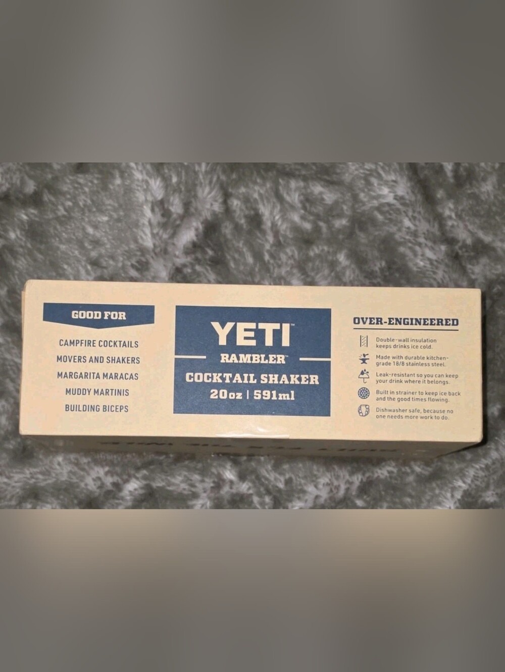 YETI 20oz Rambler Cocktail Shaker ~ Ultramarine Violet G59501-1 *NIB - Picture 3 of 9